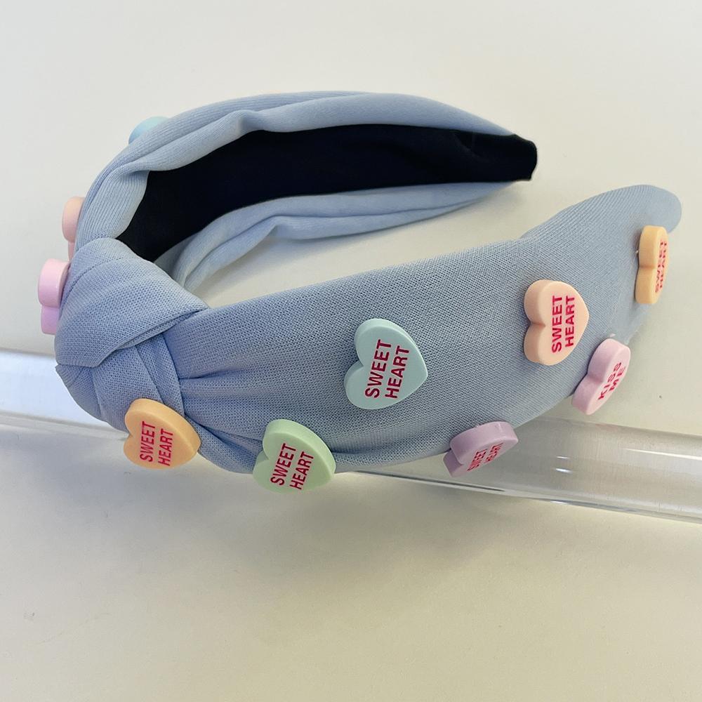 

День святого Валентина Сладкое сердце Узел Повязка на голову Взрослые аксессуары для волос Ювелирные изделия для волос