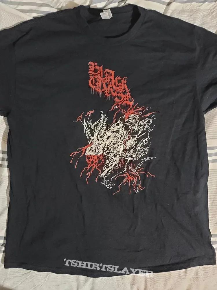 Unisex Short Sleeve Crew Neck Cotton T Shirt Black Curse Demon M