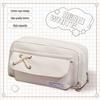 Pencil Case for Girls - Stylish, Soft, Large Capacity, Dirt-Resistant, Multifunctional Oxford Stationery Bag