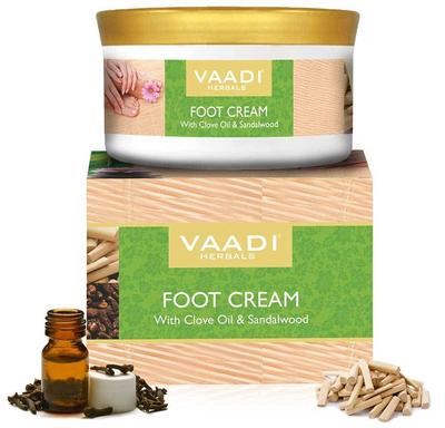 Clove And Sandal Foot Cream For Dry Rough Heels Deep Moisturizing Foot Care Cream For Soft Smooth Feet 150 G
