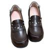 Kitten pattern new Potter College original l versatile sailor uniform student single shoes leather shoes