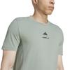 Adidas LESMILLS Short Sleeve Silver Green Size L Men's T-Shirt, KRL51, (JW1741),