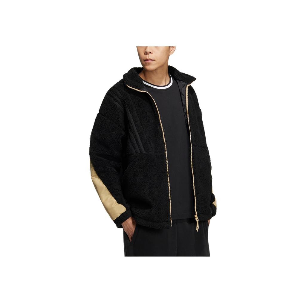 Adidas Neo Haftowany Wzór Królika Stójka Kurtka Unisex Kurtki Czarna IQ1580