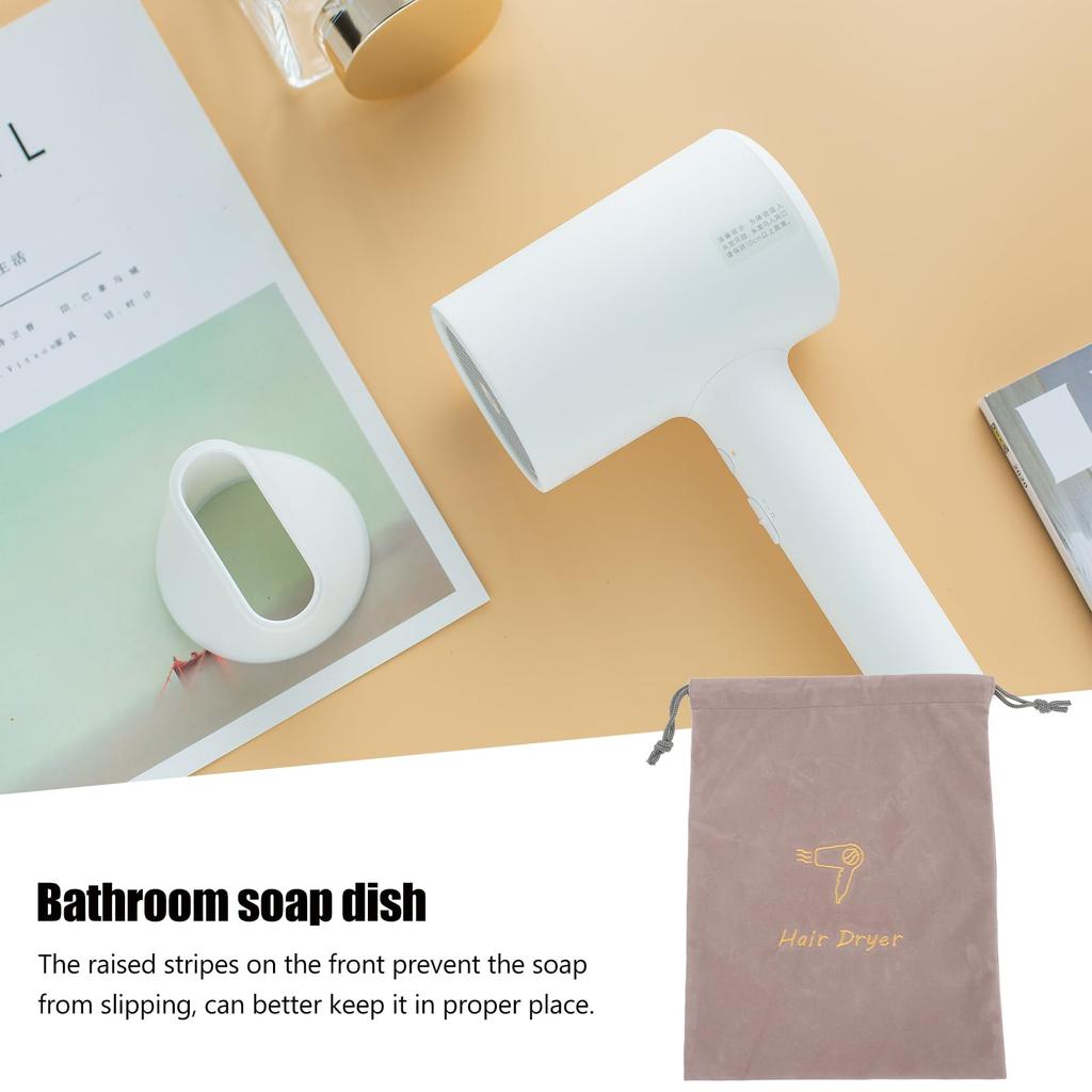 FRCOLOR Hair Dryer Portable Drawstring Fabric Travel Storage 23x9 Inches Bag, Pouch, Lightweight,