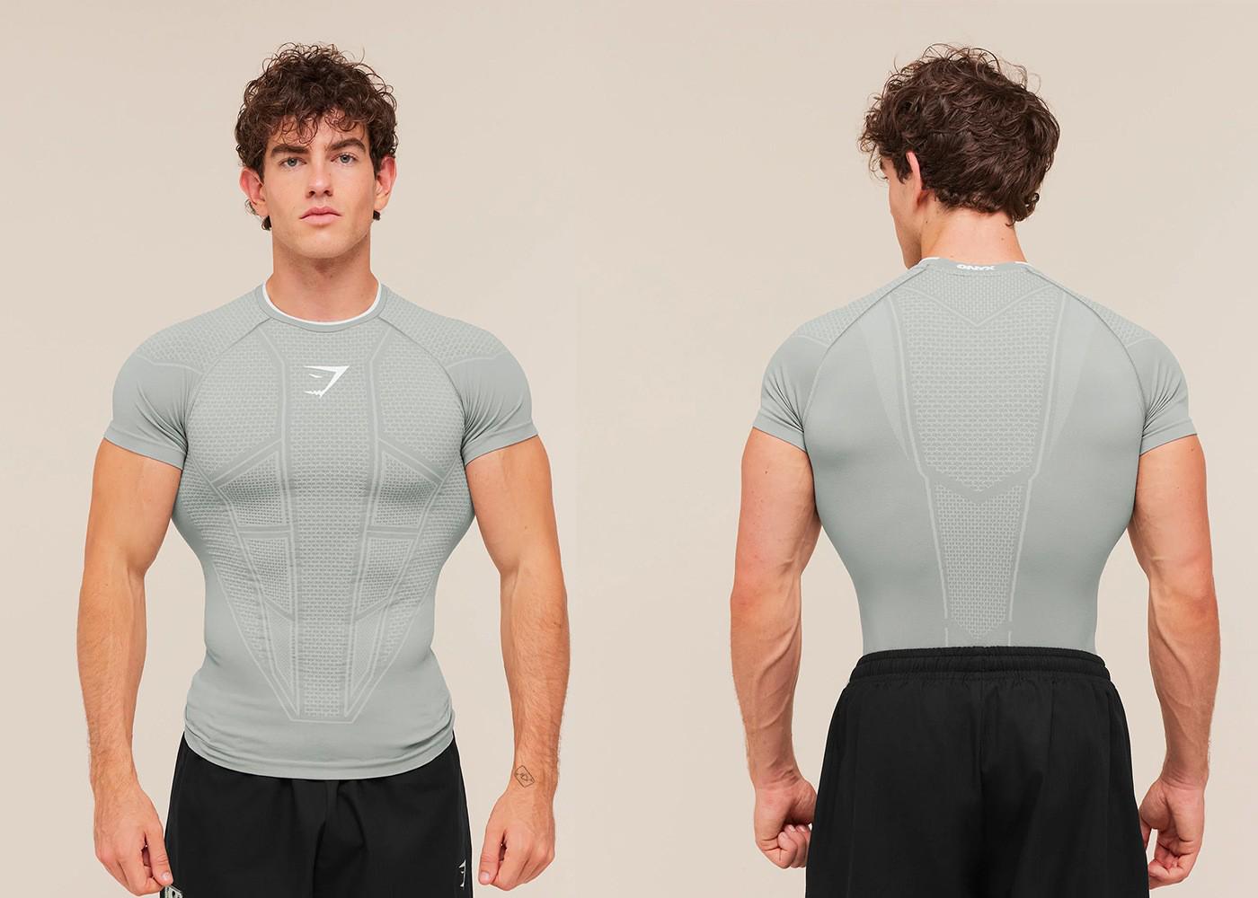 GYMSHARK Onyx V1 Vīriešu Elastīgs Apaļš