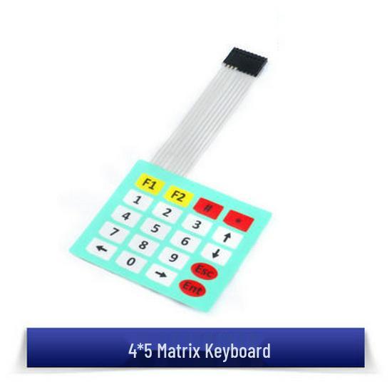 Matrix Membrane Keypad Switch: 1/3/4/5 Keys for Microcontroller Expansion