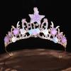 Tiaras Crystal Shell Mermaid Sea Star Crown Tiara Headband  Bride Wedding Hair Accessories
