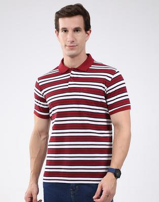 Camiseta Masculina com Gola e Manga Curta