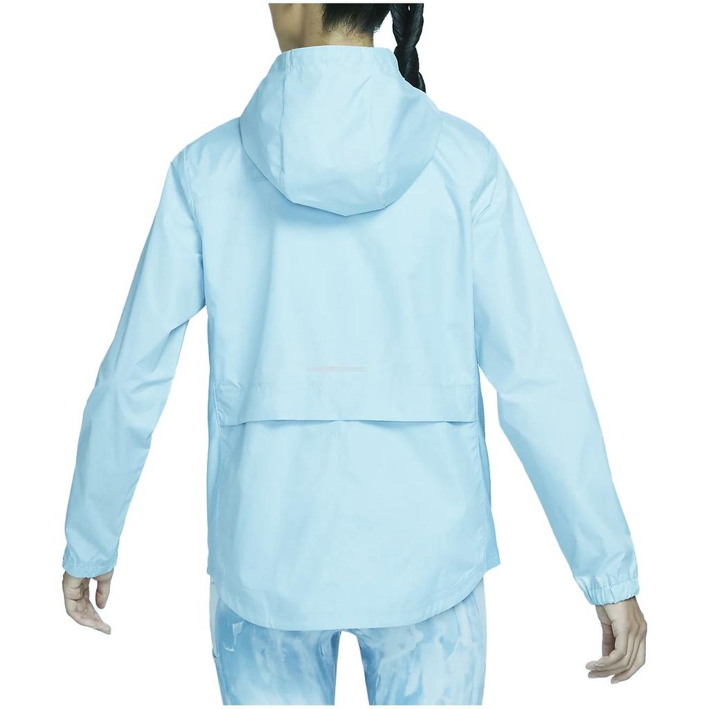 Nike Essentieller einfarbiger Zip-Up Hoodie Damenjacken Blau DX0319-442