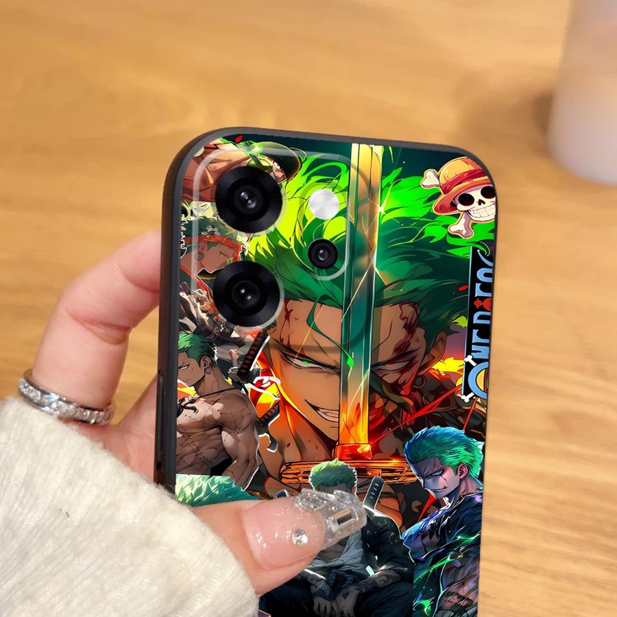 Anime Luffy Zoro Phone Cover Case for Oppo A76 A96 A84 A78 A98 F9 F11 F29 A83 A93 A74 Reno 4F 5 6 7 8 10 11 14