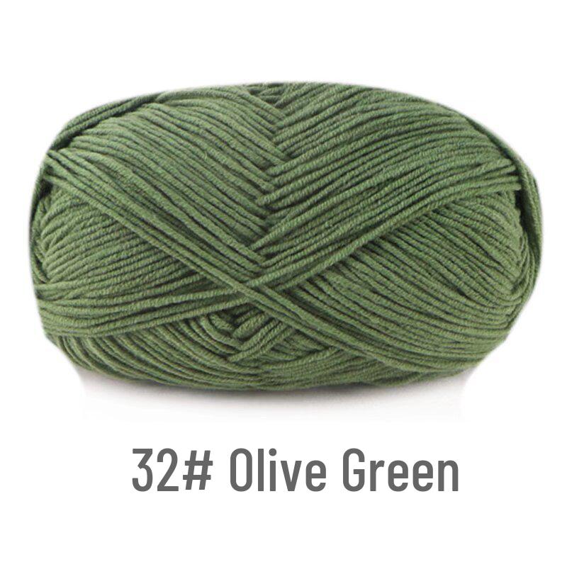 Su He 4-Strand Milk Cotton Combed Yarn for Hand-Knitting Baby Sweaters