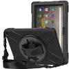 Private Mold Armored Shockproof Kickstand Tablet Case for Fire HD 10/10 Plus 2021 with Shoulder Strap and Palm Band 27x19