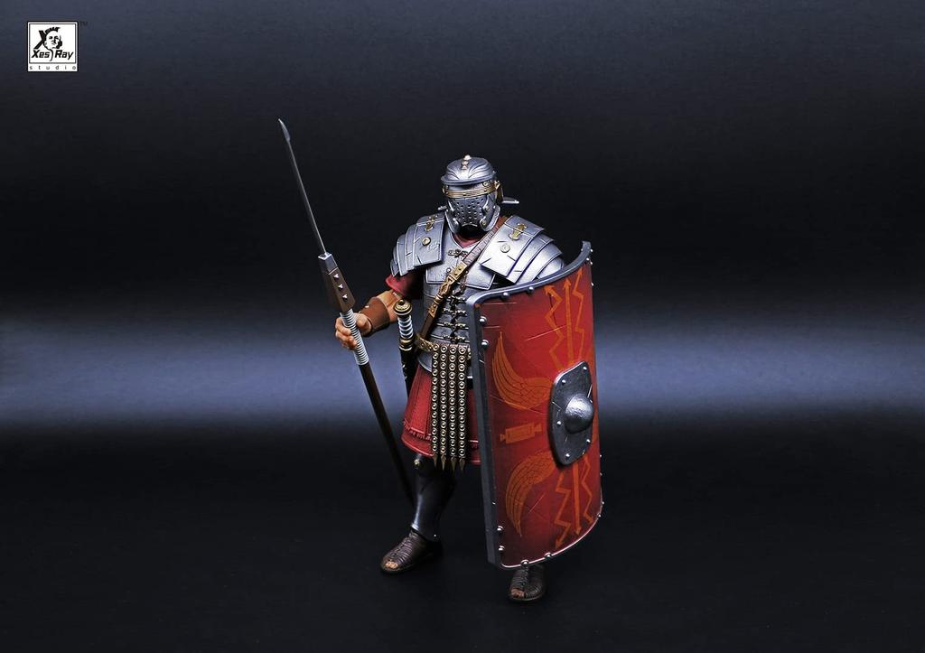 XESRAY STUDIO for 018 Roman Legion Infantry Scale PVC ABS Painted Movable Figure "Fight Glory" 1/12 &