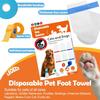 20Pcs Disposable Dog Booties | Dog Boots & Paw Protectors | Quickly Open The Disposable Dog Shoes | Waterproof Dogs Boots | Dogs Socks to Prevent