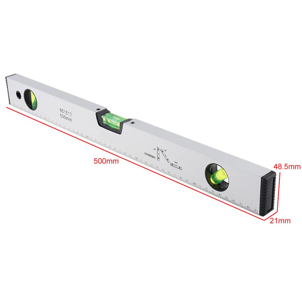 Aluminum Alloy Level Torpedo Spirit Level Magnetic 12 inch 300mm 3 Blisters