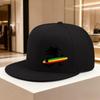 Rastafari Surfer Silhouette Flacher Schirm Snapback Kappe Verstellbare Baseballmütze Street Style Sommer Essential