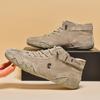 Men's Shoes High Top Men's Casual Shoes Cotton Shoes Shoes Top Leather Martin Boots Men's