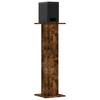 Speaker Stands (2 Pcs) Smoked Oak 30 X 30 X 95 Cm Engineered Wood