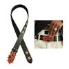 Permanent Bronze Star Embellished Faux Leather Belt For Women And Men Fashion Accessory 110cm Length