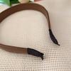 1pc Maroon Leather Hair Clip with Heart Design, New High-Crowned Hairpin for Washing and Non-Slip,atile Women's Hair Accessory