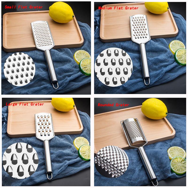 Hand Held Grater Stainless Steel Cheese Grinder,Multi-purpose Kitchen Food Grater for Vegetable,Fruit,Chocolate