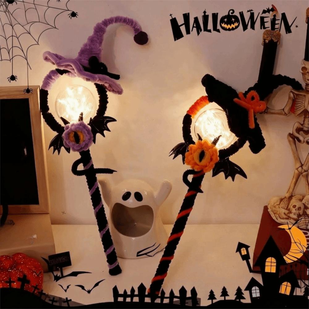 DIY Kit Halloween DIY Fairy Stick Bendable Halloween Handheld Lantern Handcraft Art