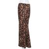 Women's Summer Fashion Temperament Classic Leopard Print Retro Casual All-in-one Long Skirt