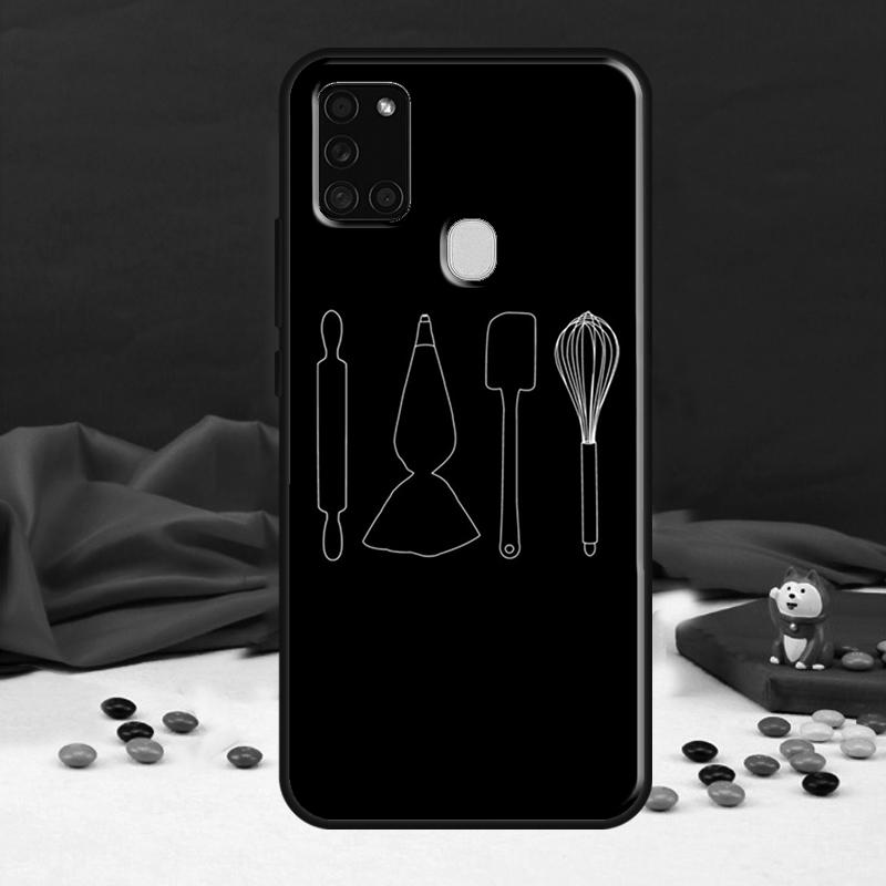 Baking Cook Chef For Samsung Galaxy A34 A54 A14 A71 A51 A31 A11 A12 A22 A32 A52 A72 A50 A13 A53 Case