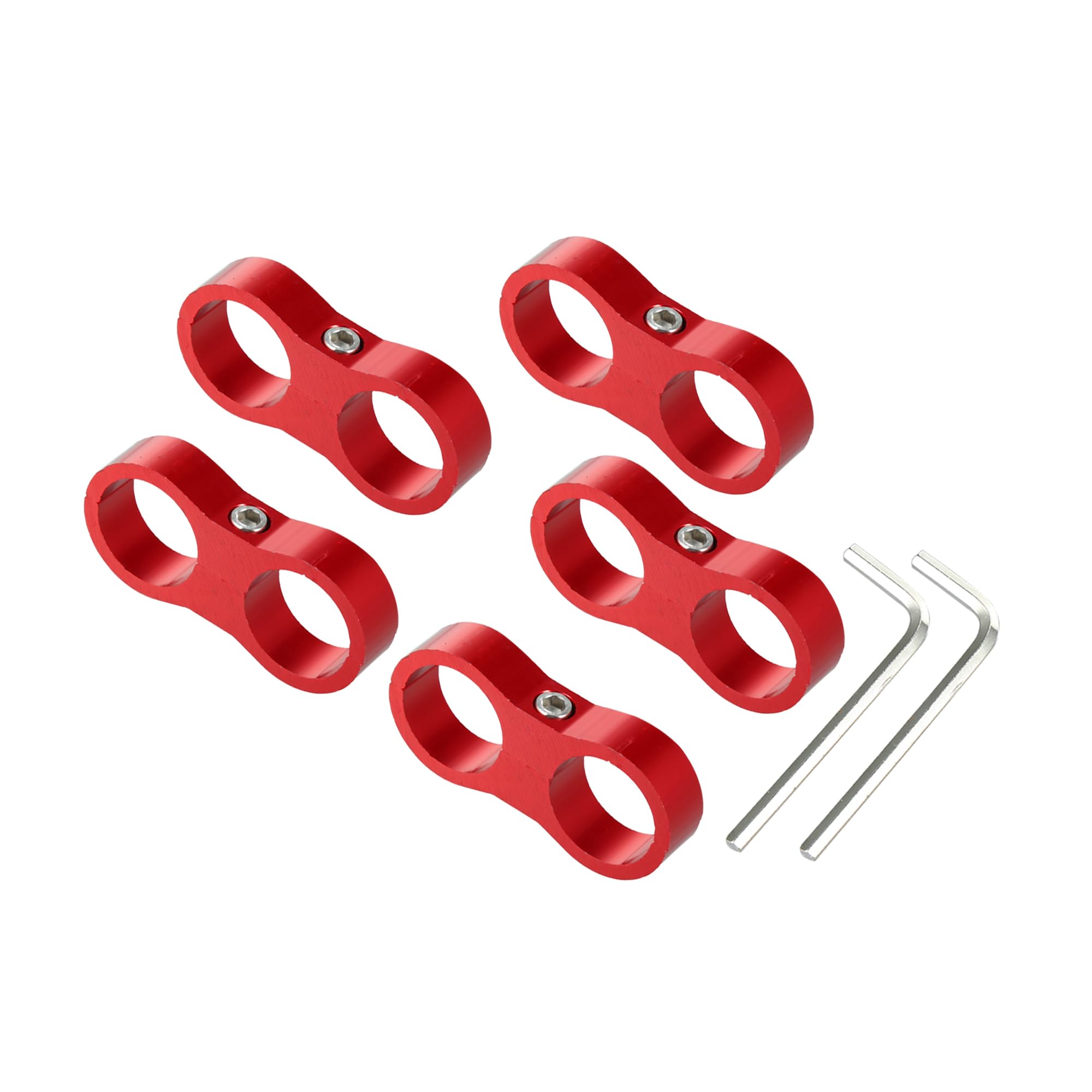 ACROPIX Hose Separator Clamp Car Accessories Red - 1 Pack красный