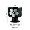 Retro Creative Ceramic Mug Hand Drawn Irregular High Legged Coffee Mug Milk Tea Cup Beverage Cup Household Tea Cup Water Cups