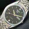 VINTAGE REFURBISHED SEIKO 5 AUTOMATIC 6309A JAPAN MENS BLACK WATCH A701701-5 R206c-a701701