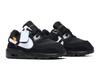 Kids' Sneakers Nike Air Max 90 Off-White Black (TD) Black/White-Cone-Black