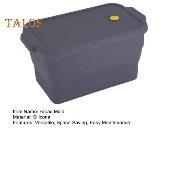 Foldable Silicone Bread Mold Food-Grade Rectangular Sourdough Baking Pan & Storage Container for Toast Cakes Space-Saving Kitchen Tool for Home