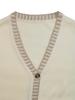 Women's Casual Color Block Knit Cardigan Vest - Autumn 2026 Arrival