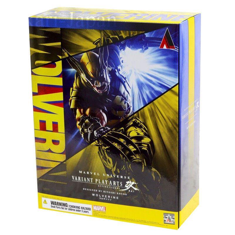 Play Kai Arts Wolverine Variant Square Enix Action Figure Statue Kids Gift Toys