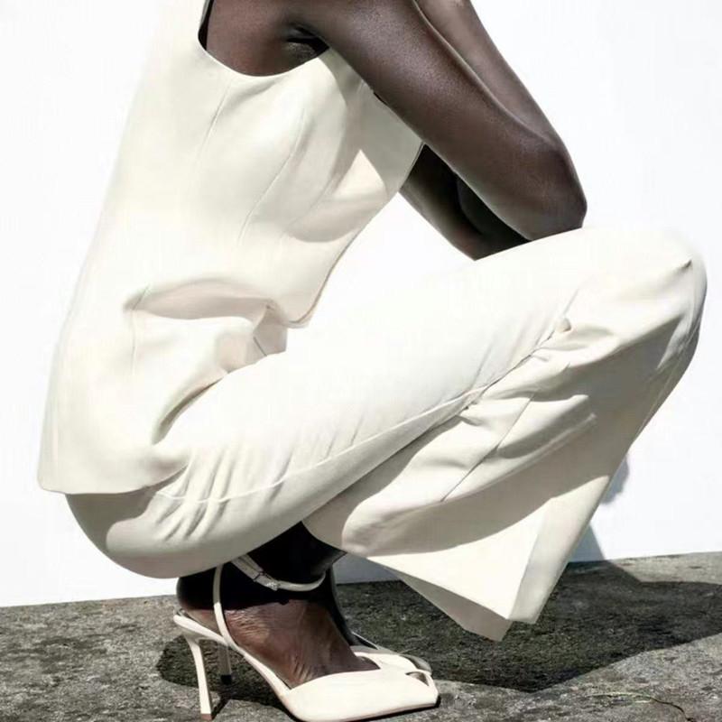 Fashion Sexy Peep Toe Heeled Sandals Women Elegant Ankle Strap Buckle High Heels Comfortable Soft Leather Party Shoes Sandalias De Mujer