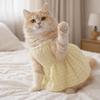 Soft Cat Princess Skirt Breathable Puppy Dresses Cat Pretty Dress Pet Suspenders  Party
