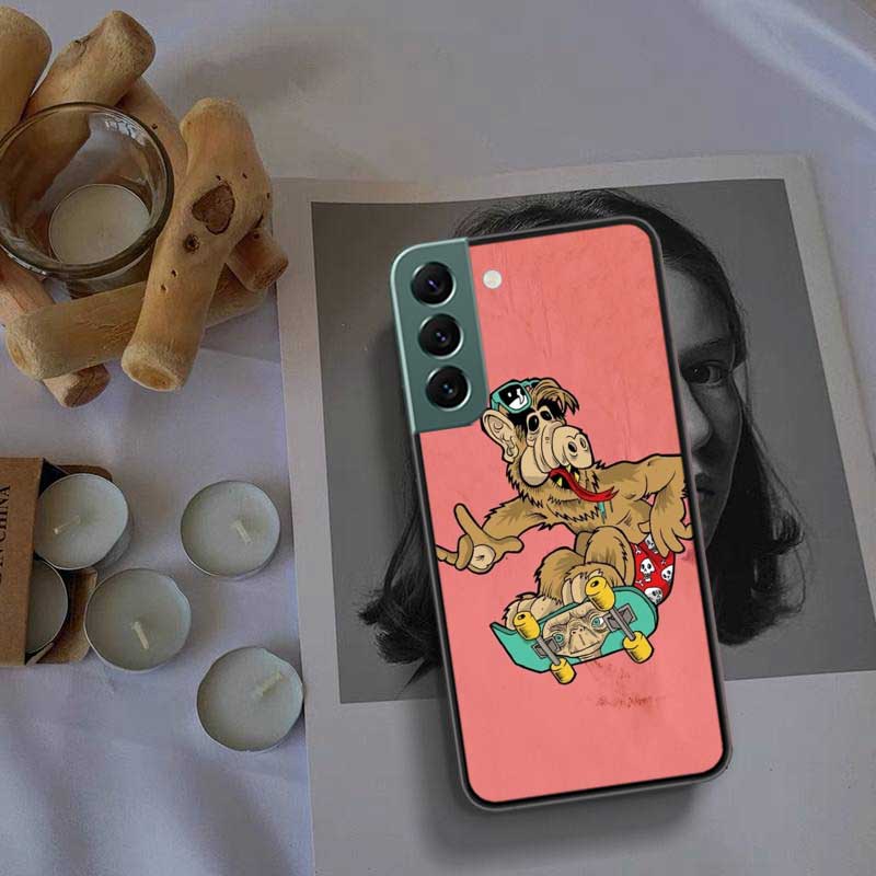 Alf TV Series Phone Case For Samsung Galaxy S22 S25 Ultra S21 S10 Plus S26 Edge S20 S23 S24 FE Cover Silicone Soft TPU Clear