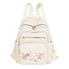 Schoolbag Korean version of the new fashionable Oxford cloth women's embroidered thread backpack, light and water-proof large-capacity storage