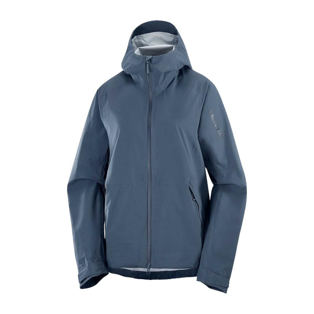 Salomon Outerpath Waterproof Breathable Softshell Hooded Jacket Women jackets C26467