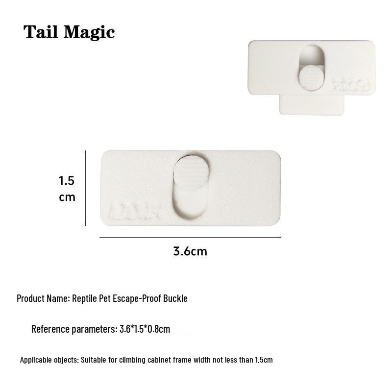 Reptile Climbing Cabinet Anti-Escape Lock for Geckos and Snakes