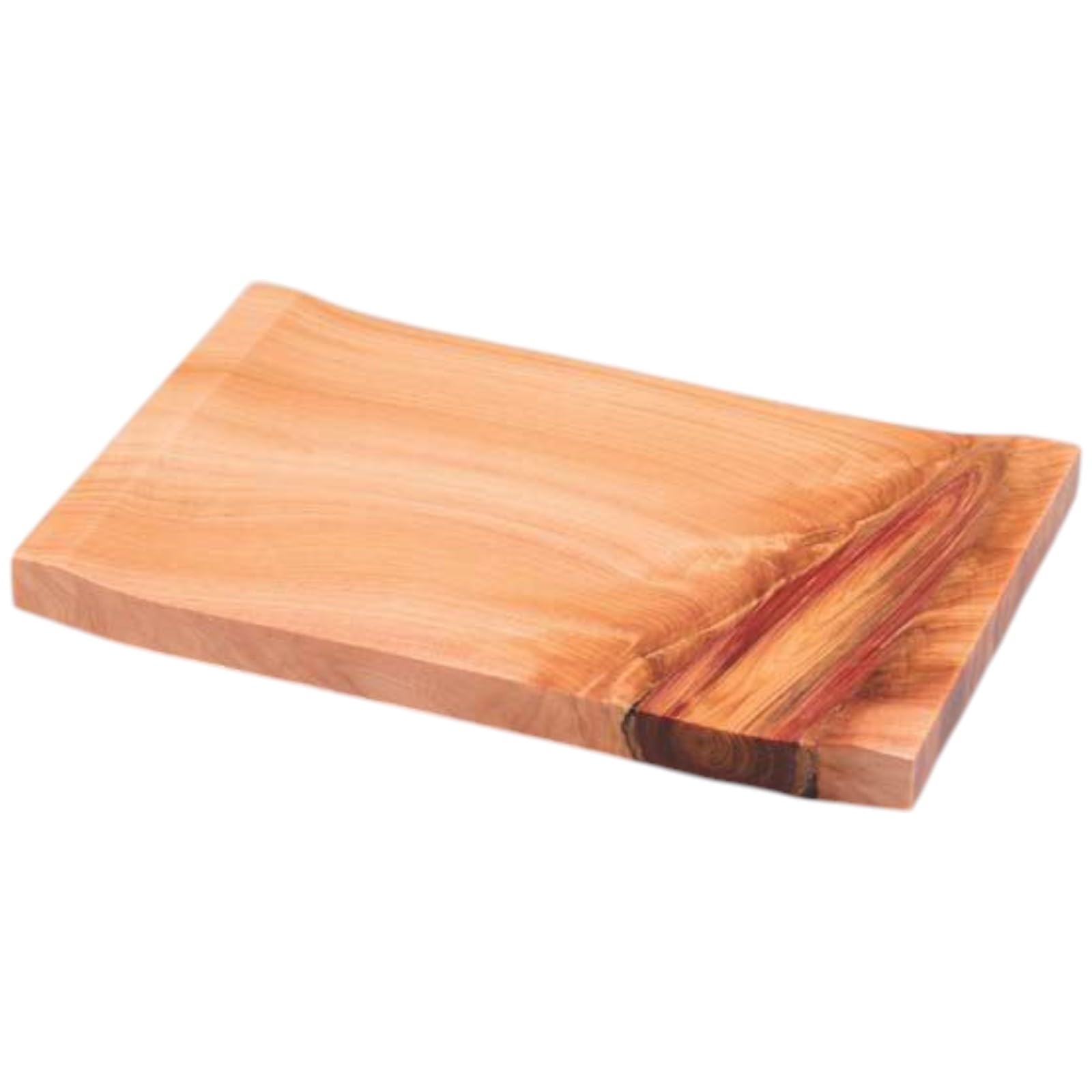 

Premium Nigiri Sushi Hinoki Wood with Knotted Made in Japan J-kitchens Plate, 8-inch Edges, Shatter-Resistant,