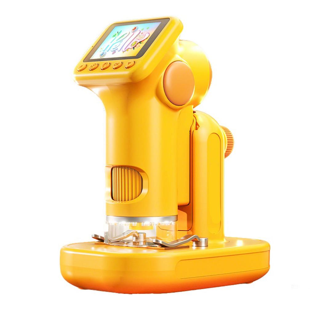 Handheld Digital Microscope with 2 Inch 1080P Screen 1600X Portable Electronic Microscope for Kids Education Science