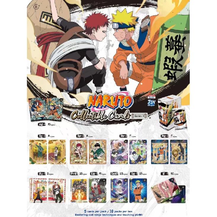 KAYOU Genuine NARUTO Smriti English Version ACG Collectible Card Anime Figures Collection Card Official Factory Supply No Fake