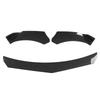 Front Bumper Lip Spoiler 4 Parts Form   Modification Aggressive Decoration