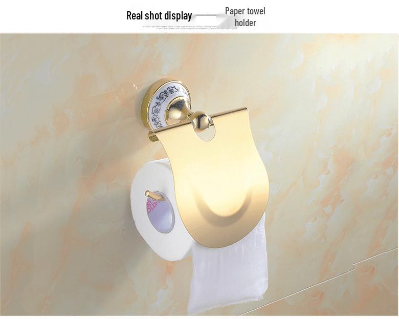 Stainless Steel Bathroom Towel Rack and Shelf Set with Hanger and Rod