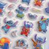 Stitch Cartoon Stationery Stickers for DIY Journals, Scrapbooks, School Supplies, Assorted Patterns, Self-Adhesive, Waterproof