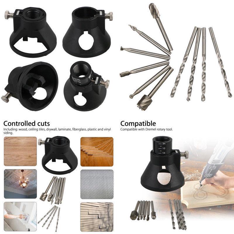 Cheap Replaceable Multi Rotary Tool Cutting Guide Attachment Kit HSS