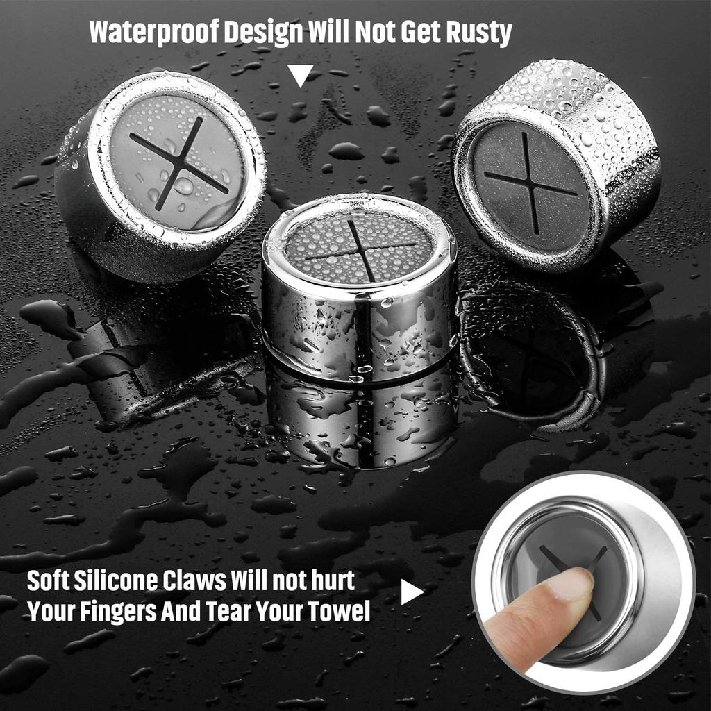 Kitchen Towel Storage Racks Hanger Rag Organizer Bathroom Kitchen Dishcloth Storage Hook Mini Adhesive Storage Hook