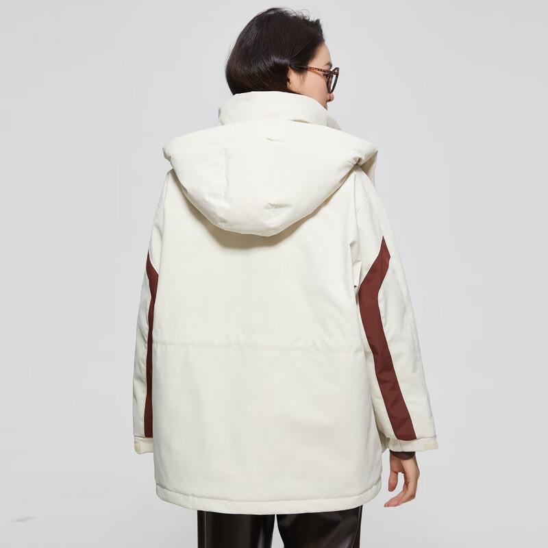 Tatu Women's Casual Color-block Down Parka